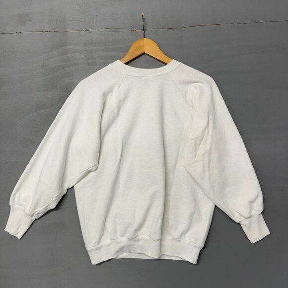 Vintage Made in USA It Matters White 90s Sweatshirt Large - Picture 3 of 6